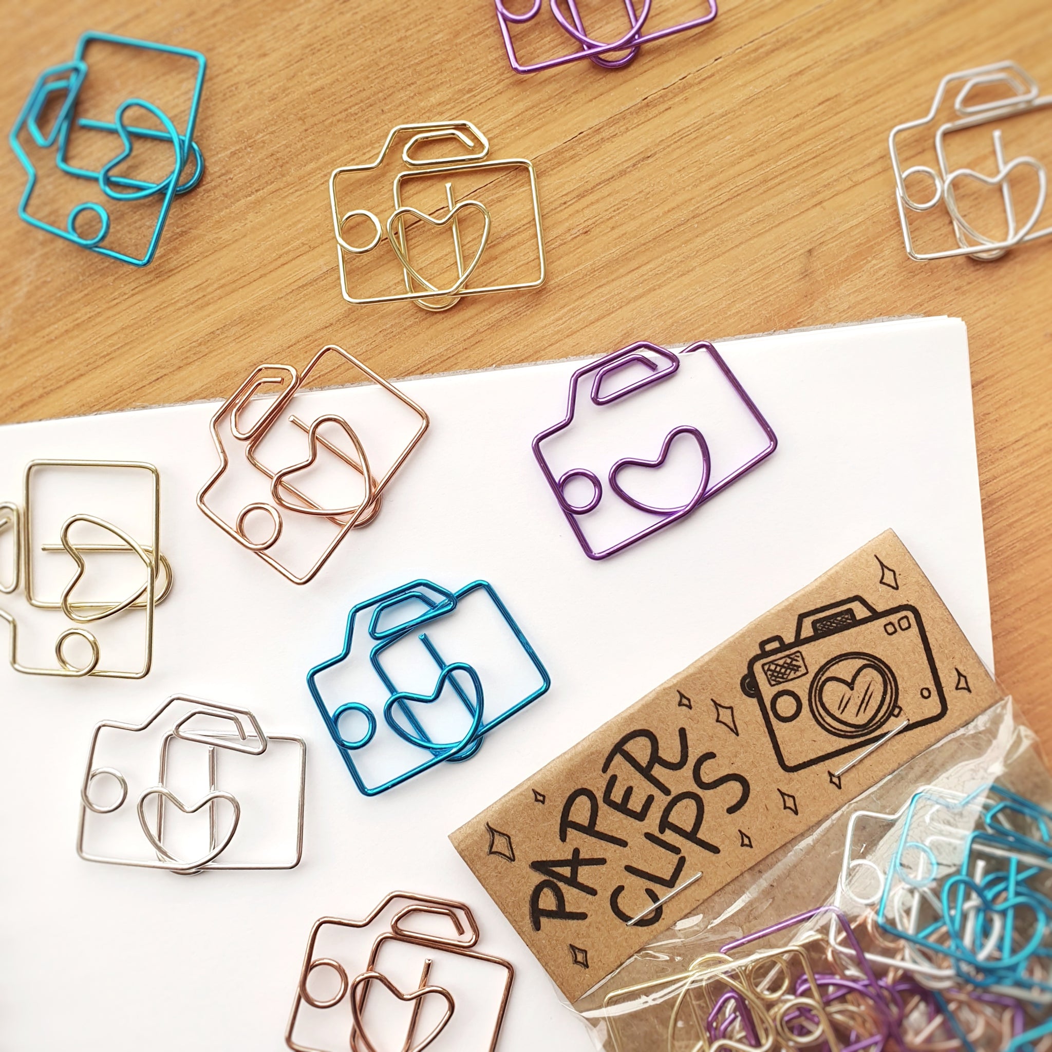 Camera Paper Clips | 10 Pack