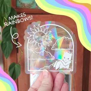 Rainbow Maker Window Decal | The Sun Suncatcher