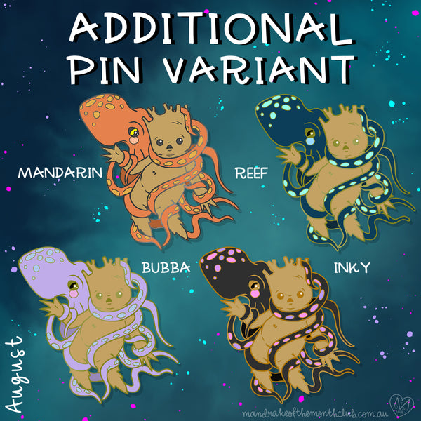 Octocuddles Pin | 4 Colours