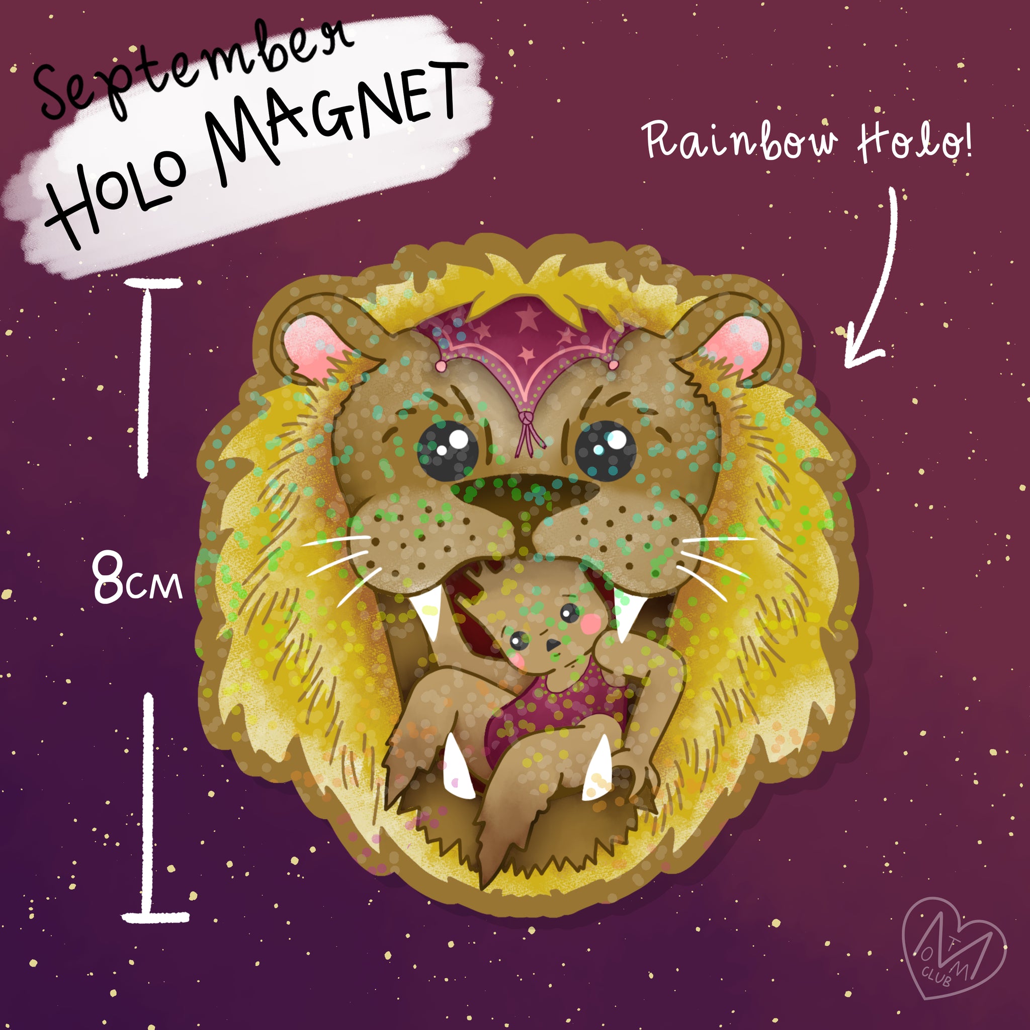 Holographic Magnet | Lion