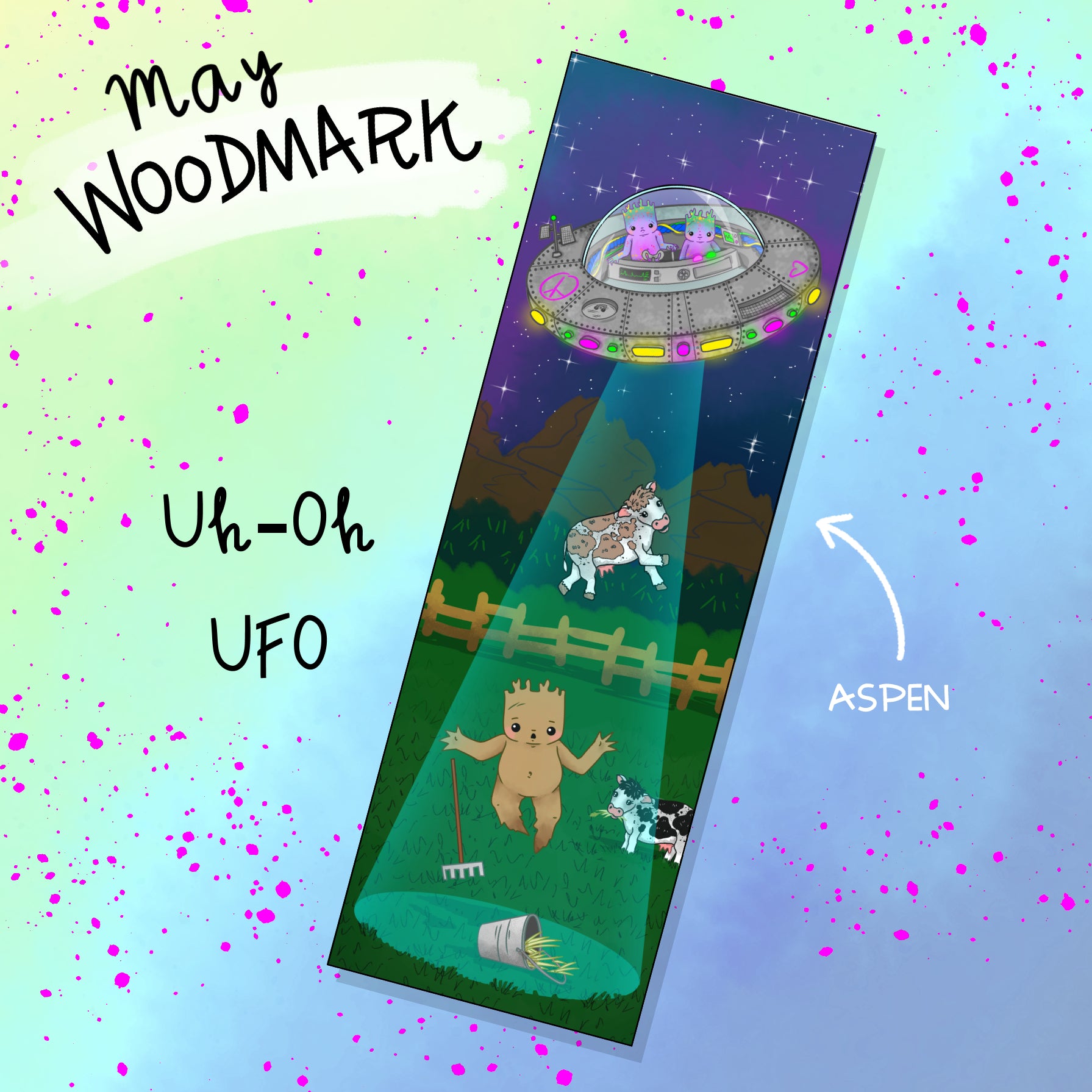 Uh-Oh UFO Woodmark